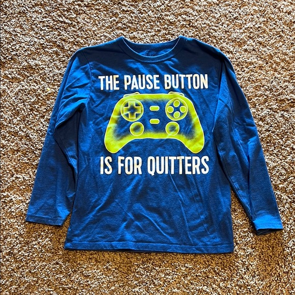 Children’s Place Blue Graphic Shirt - Picture 1 of 3